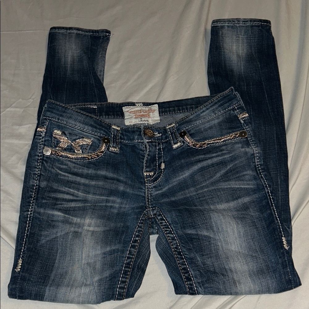 Big Star Dark Blue Skinny Jeans
